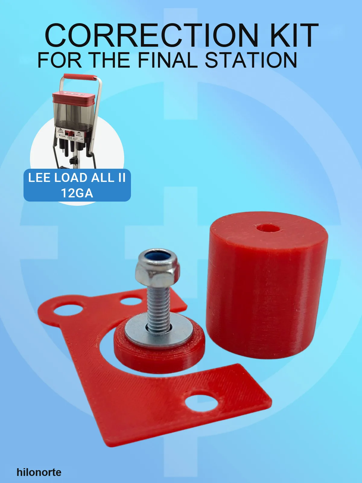 Final-post fix kit for Lee Load-All 2, 12 gauge
