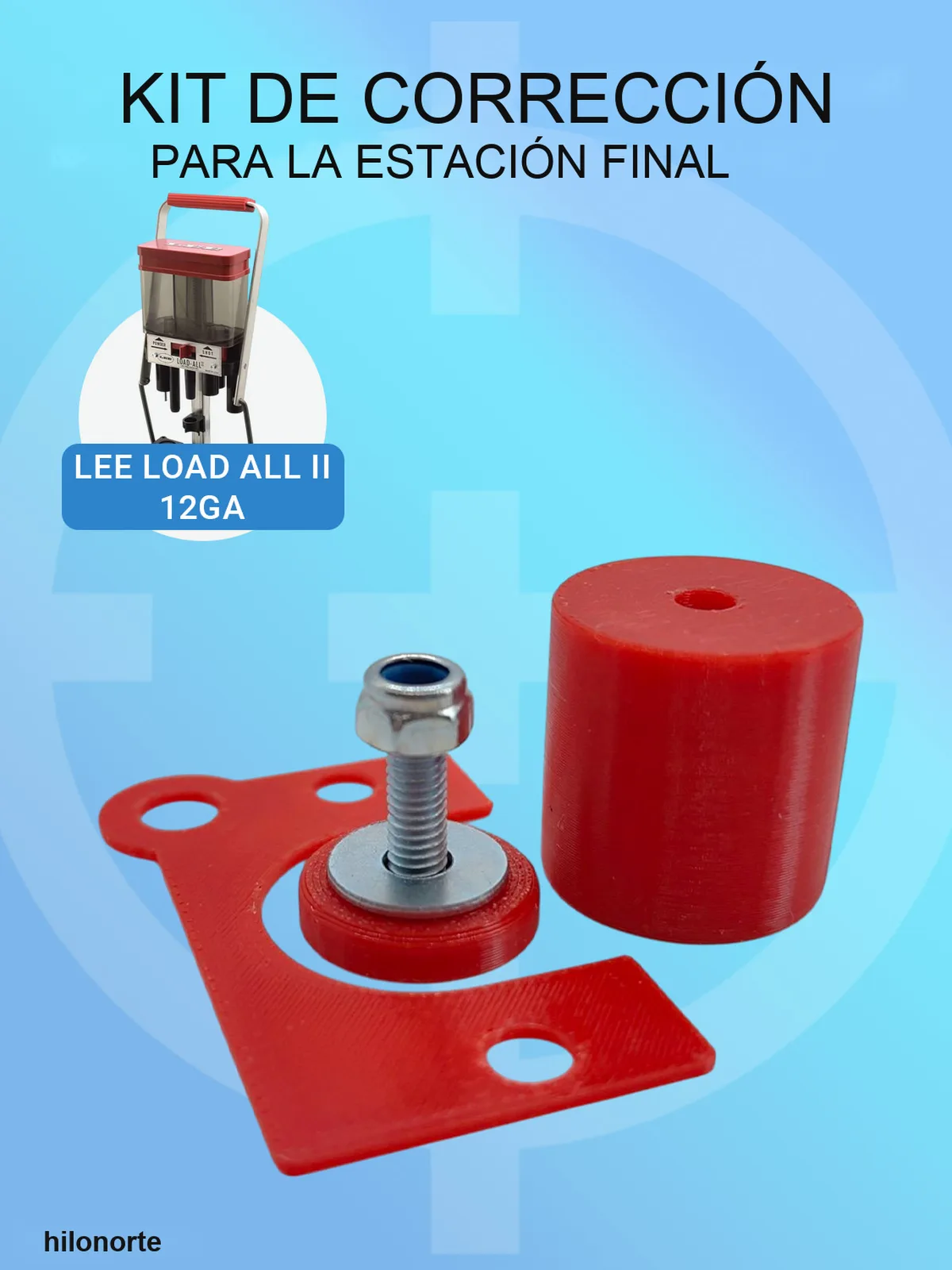 Kit de corrección del poste final para Lee Load-All 2, calibre 12