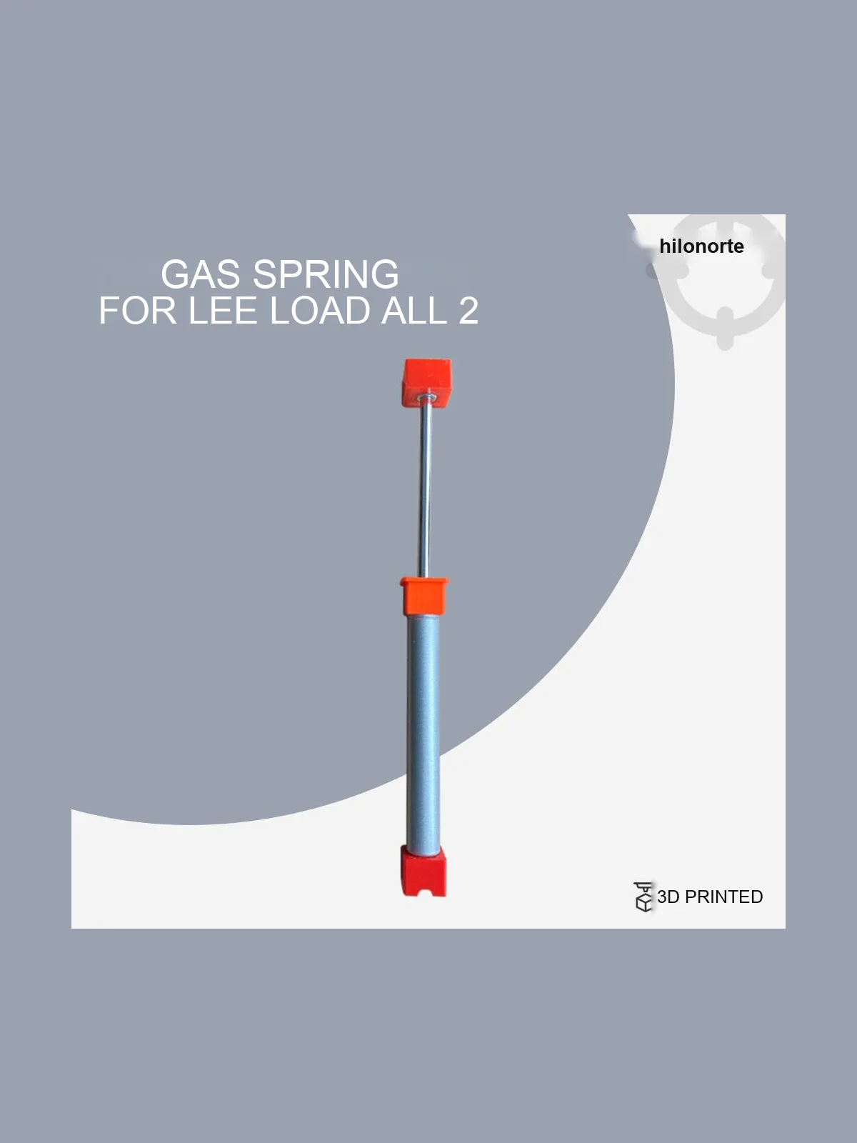 Silent gas spring for Lee Load-All 2