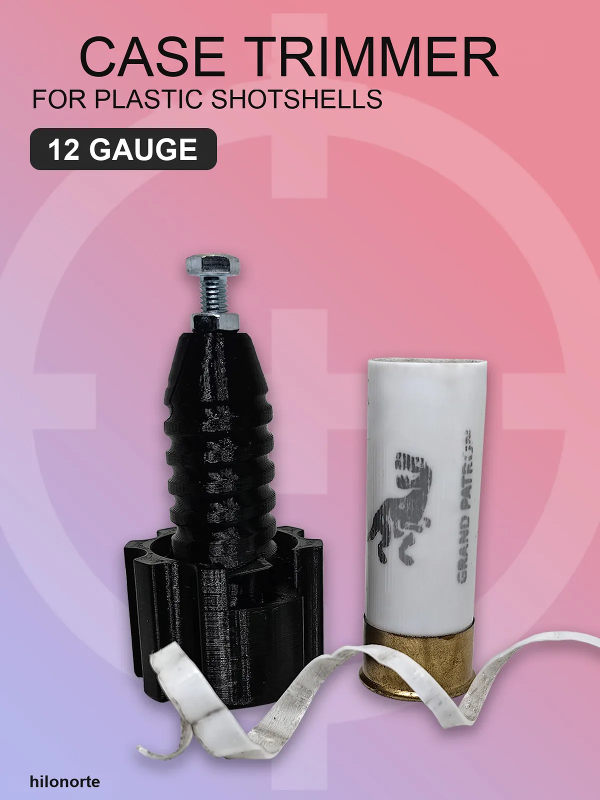 Plastic hull trimmer, 12 gauge