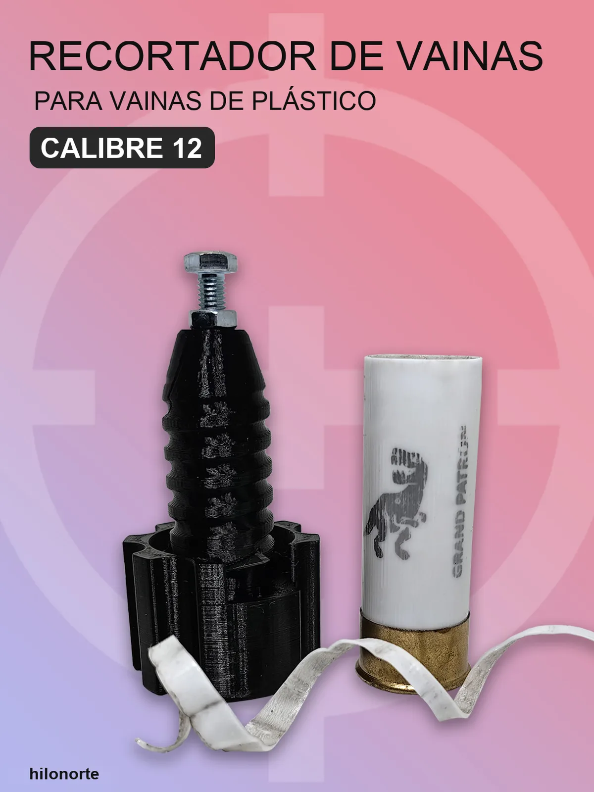 Recortador de vainas de plástico, calibre 12