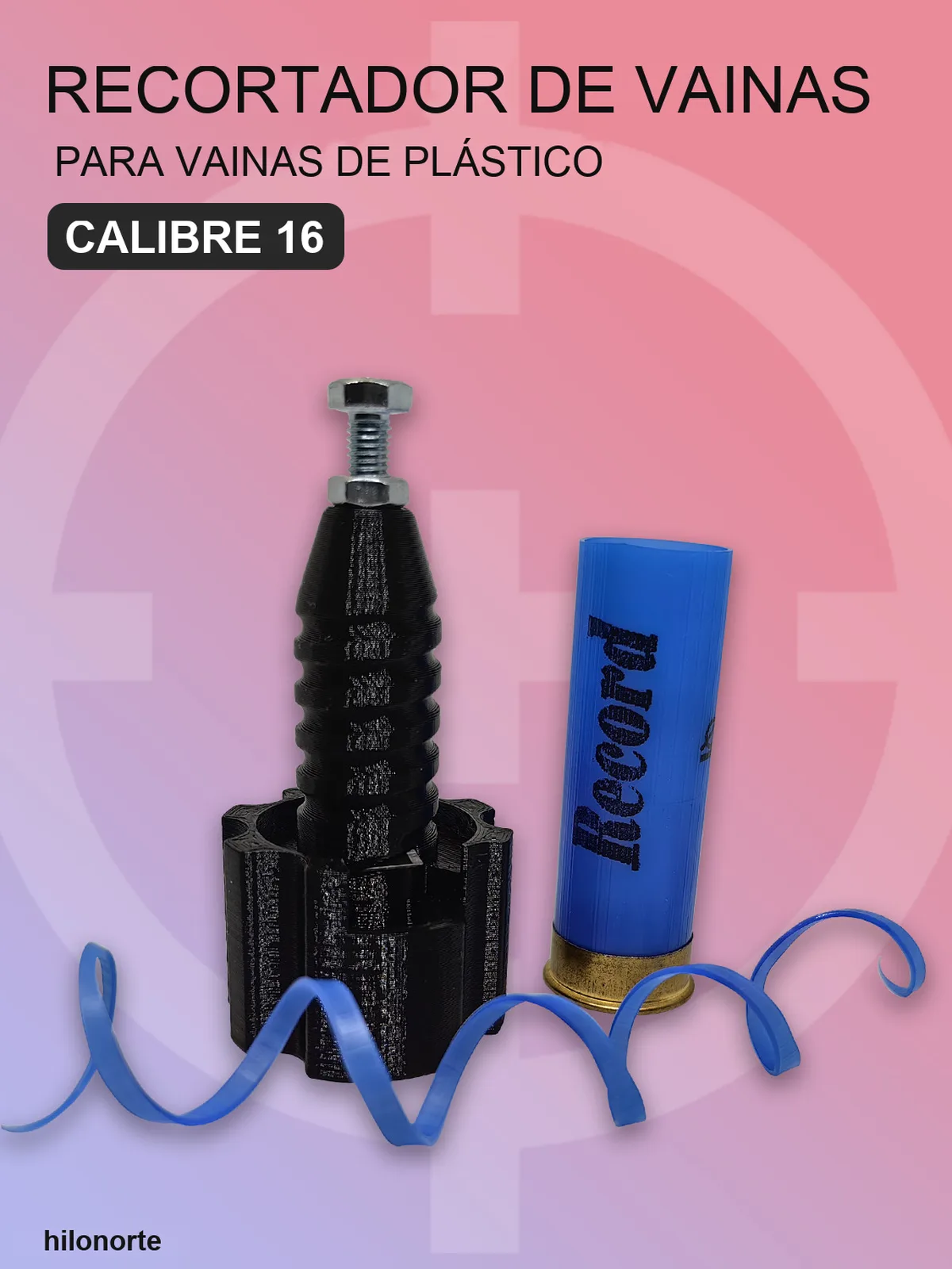 Recortador de vainas de plástico, calibre 16